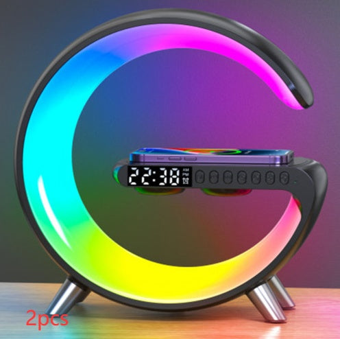 G-Shaped Smart LED Lamp with Speaker & Wireless Charger - product image 3