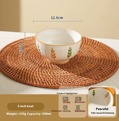 Deep Plates Dinner Plate High Sense Underglaze Tableware