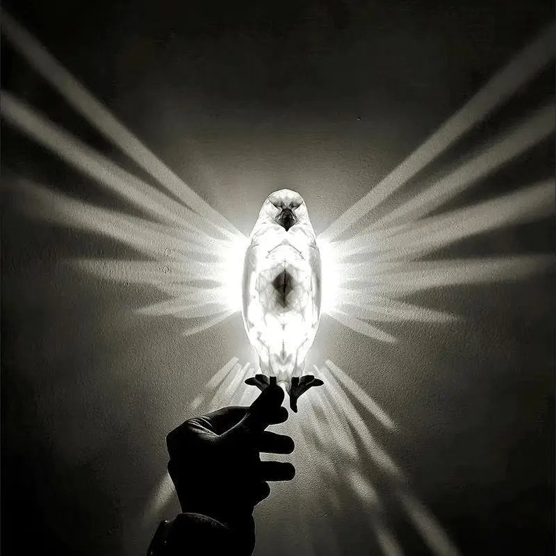 3D Bird Wall Sconce & Shadow Projector Lamp - product image 1