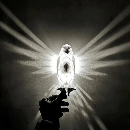 3D Bird Wall Sconce & Shadow Projector Lamp - product image 1