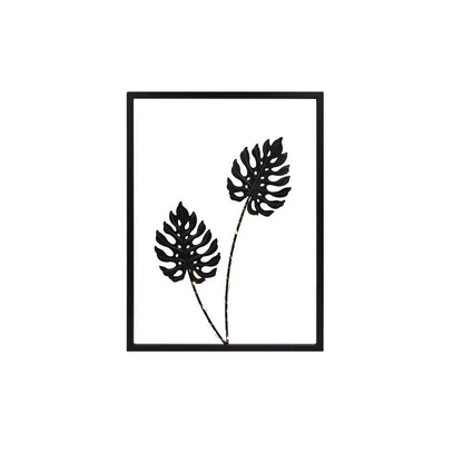 Metal Leaf Wall Decor with String Lights - product image 5
