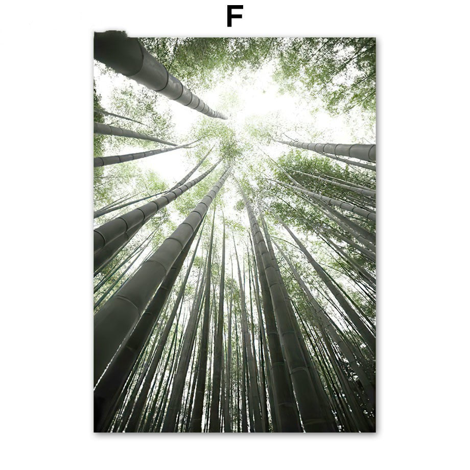 Mountain & Bamboo Quote Canvas Wall Art - product image 9