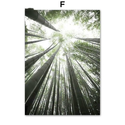 Mountain & Bamboo Quote Canvas Wall Art - product image 9