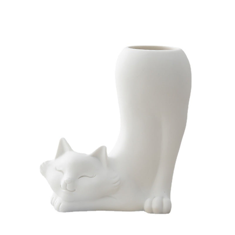Minimalist Animal-Shaped Ceramic Vase - product image 5