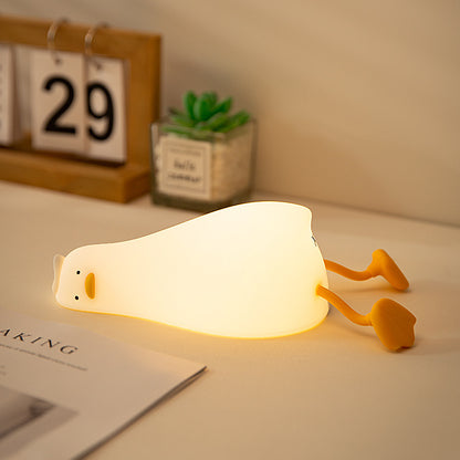 Cute LED Night Light Touch Sensor Cartoon Kid's Nightlights Big Face R