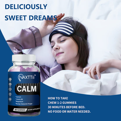 CALM Vitamin B6 Sleep Gummies | Vegan Berry Formula