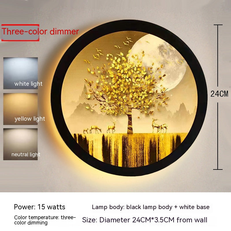 Chinese-Style LED Landscape Wall Lamp - product image 19