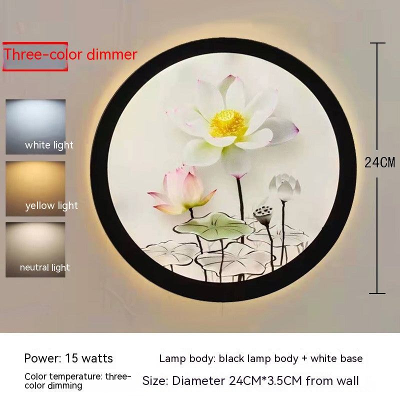 Chinese-Style LED Landscape Wall Lamp - product image 14
