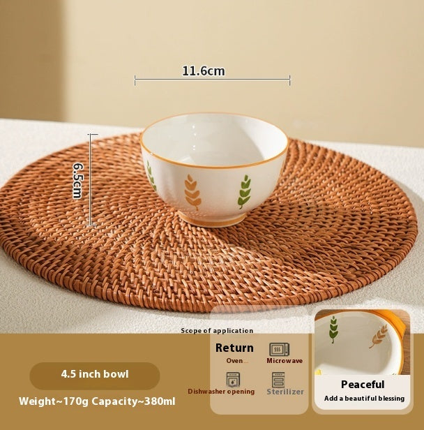 Deep Plates Dinner Plate High Sense Underglaze Tableware