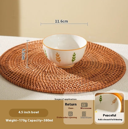 Deep Plates Dinner Plate High Sense Underglaze Tableware