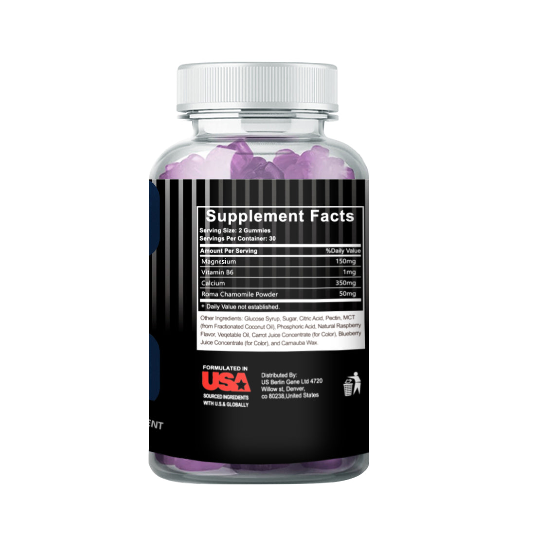 CALM Vitamin B6 Sleep Gummies | Vegan Berry Formula