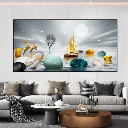 Modern Art Pavilion Canvas Wall Painting - product image 1