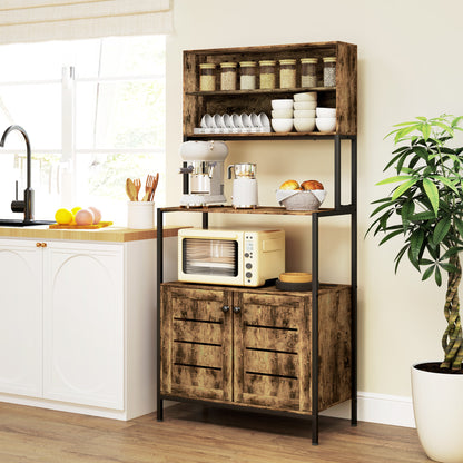Power Outlet and Storage Shelves