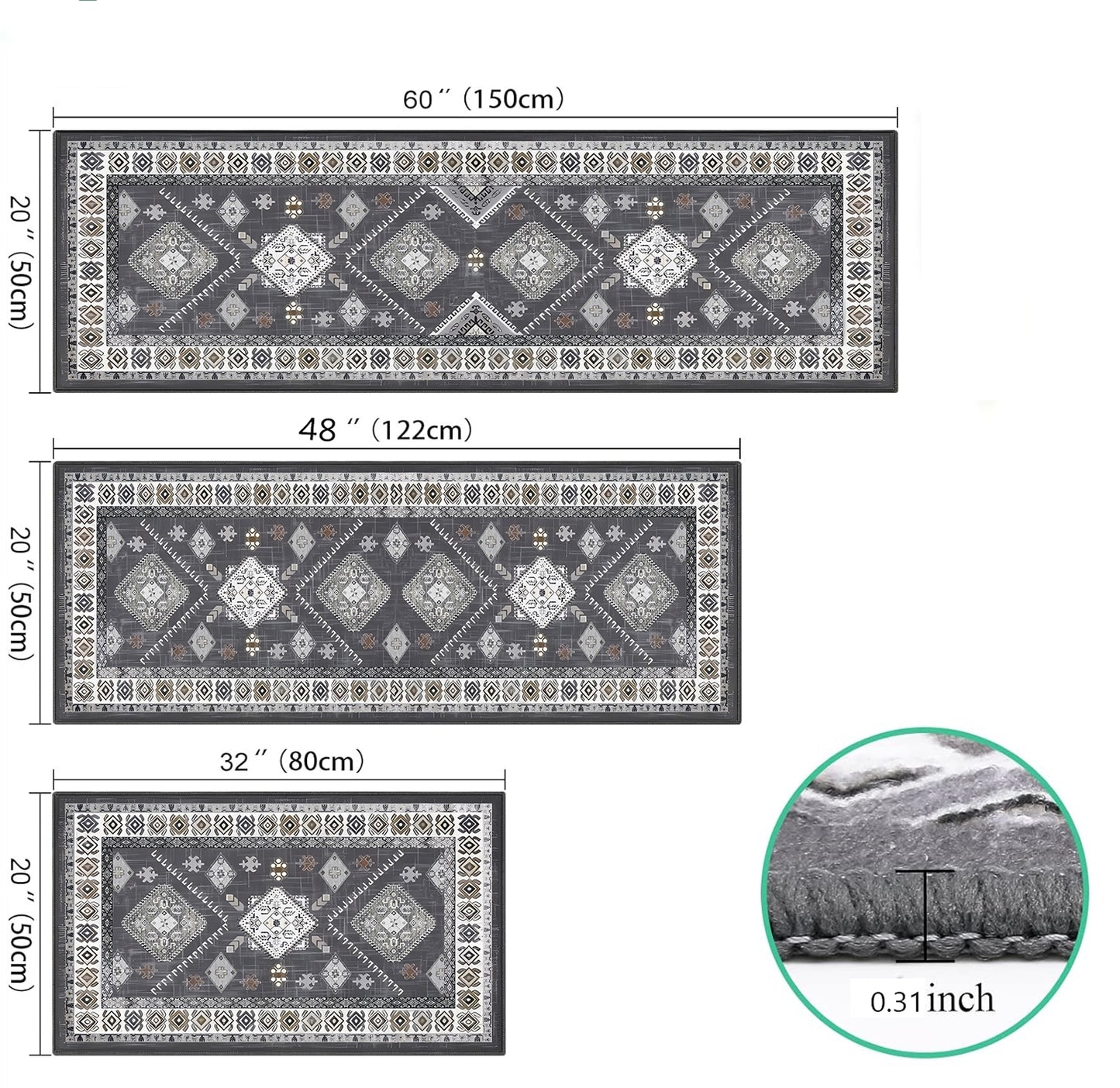 Washable Kitchen Mats For Floor Thick Kitchen