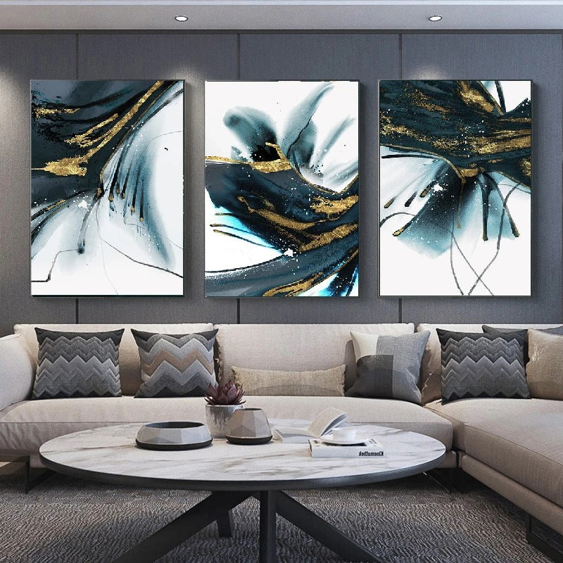 3-Piece Nordic Minimalist Abstract Canvas Art - product image 1