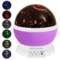 Purple Appearance Star Moon