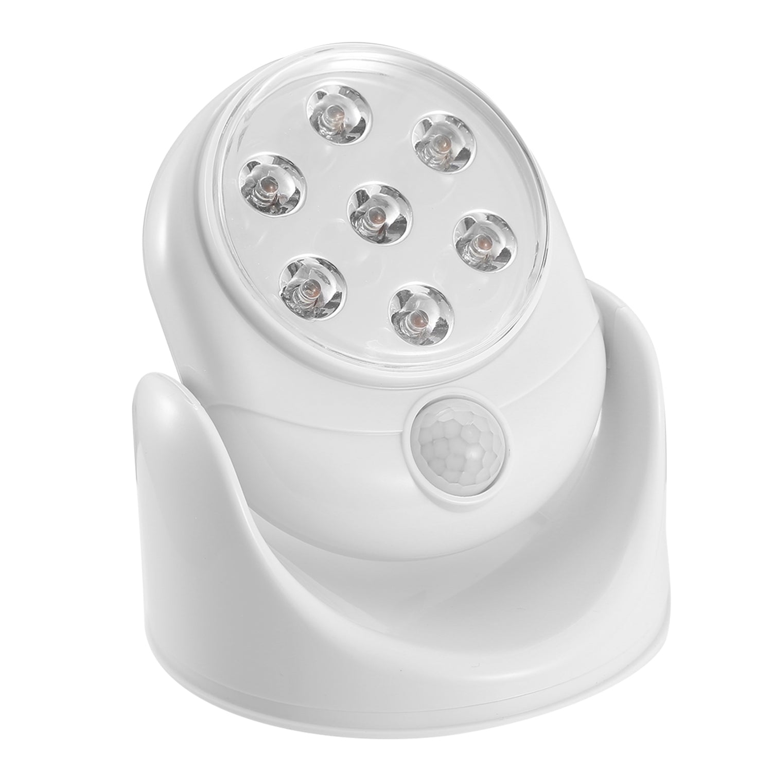 1Pc Wireless LED Spotlight Night Lamp 360 Degree Rotatable With 90 Deg