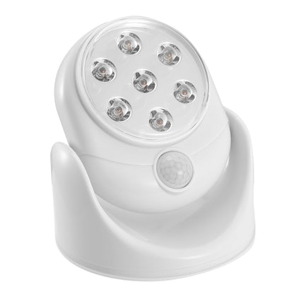 1Pc Wireless LED Spotlight Night Lamp 360 Degree Rotatable With 90 Deg