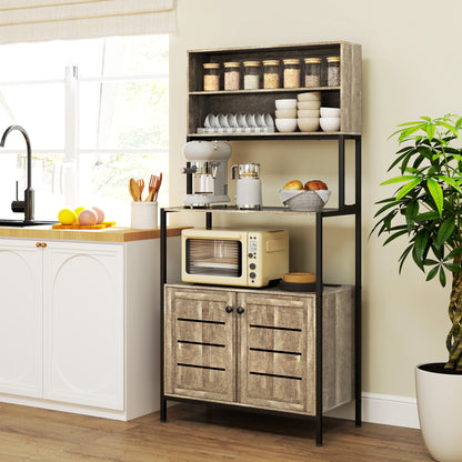 Power Outlet and Storage Shelves