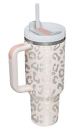 Laser Rose Quartz Leopard Patt
