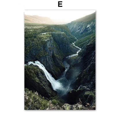 Mountain & Bamboo Quote Canvas Wall Art - product image 5