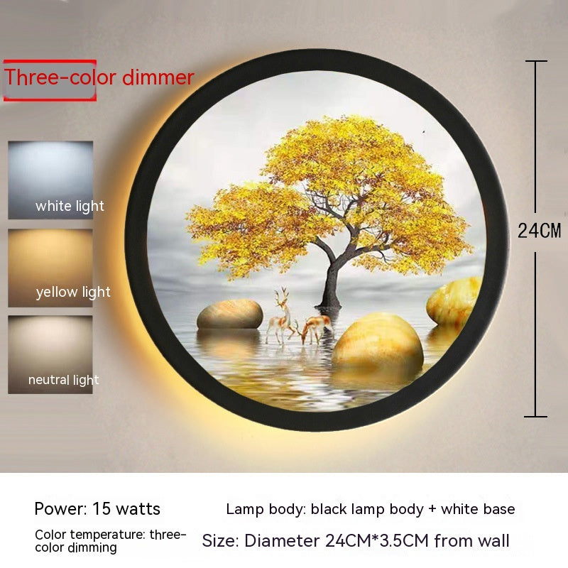 Chinese-Style LED Landscape Wall Lamp - product image 10