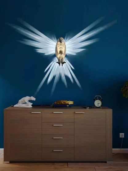 3D Bird Wall Sconce & Shadow Projector Lamp - product image 10